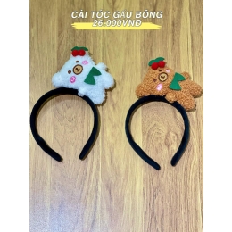 CÀI TÓC GẤU BÔNG
