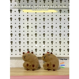 MÓC KHÓA CAPYBARA KÊU TIẾNG