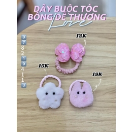 Dây Buộc Tóc Bông Dễ Thương