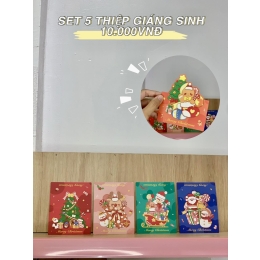 SET 5 THIỆP GIÁNG SINH