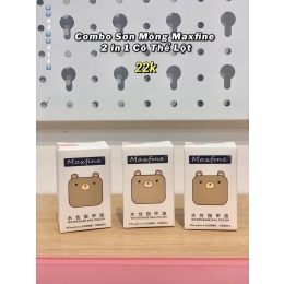 Combo Sơn Móng Maxfine 2 In 1 Có Thể Lột