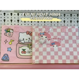 Túi nỉ hoạt hình